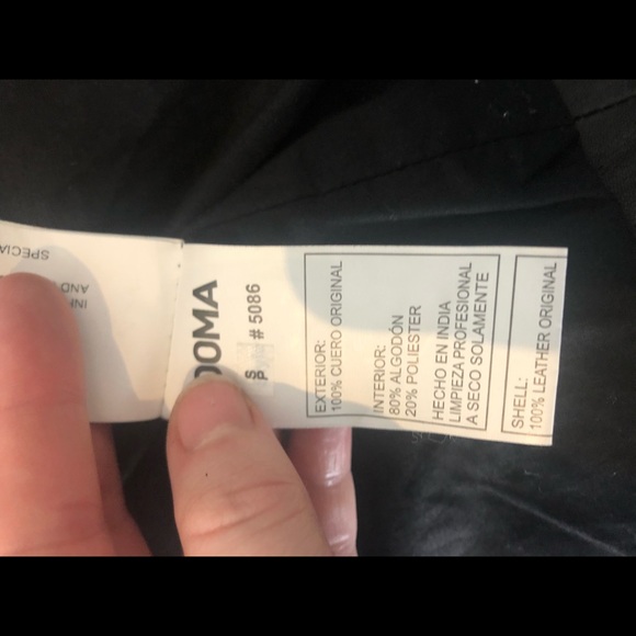 Aritzia Doma leather biker jacket - Picture 6 of 11